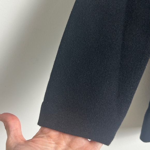 NEW J. Crew Women's Black Size XS Warwick Wool Cotton Blend Sweater Blazer Coat - Picture 11 of 15